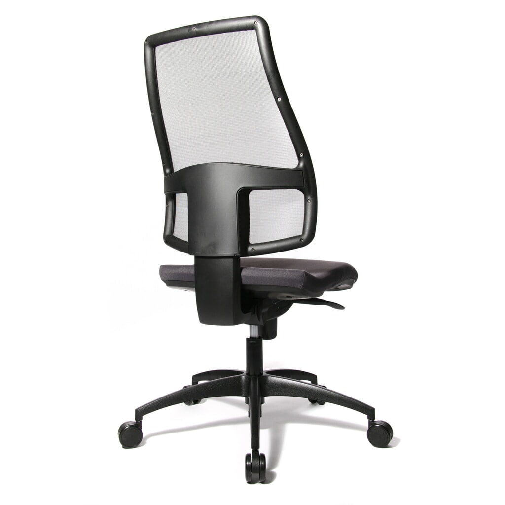 Topstar® Bürodrehstuhl Syncro, atmungsaktiver Netzrücken, anthrazit Produktabbildung Nr. 3: Topstar® Bürodrehstuhl Syncro, atmungsaktiver Netzrücken, anthrazit