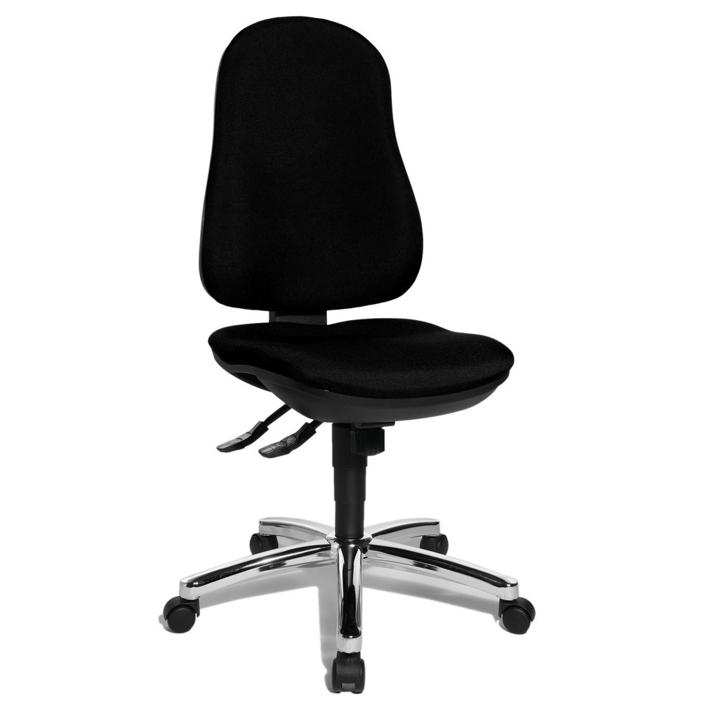 Produktabbildung: Topstar® Bürodrehstuhl T Support Syncro, Bandscheibensitz, schwarz