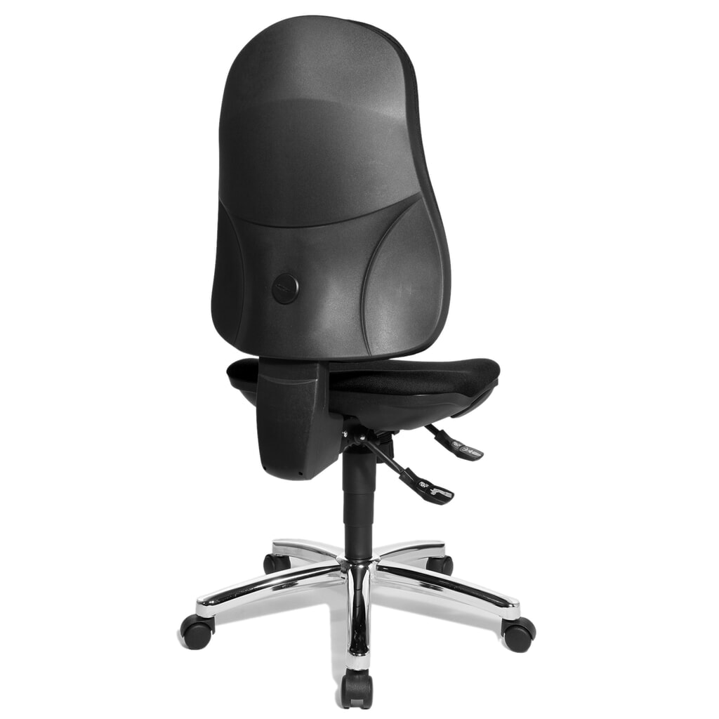 Topstar® Bürodrehstuhl T Support Syncro, Bandscheibensitz, schwarz Produktabbildung Nr. 3: Topstar® Bürodrehstuhl T Support Syncro, Bandscheibensitz, schwarz