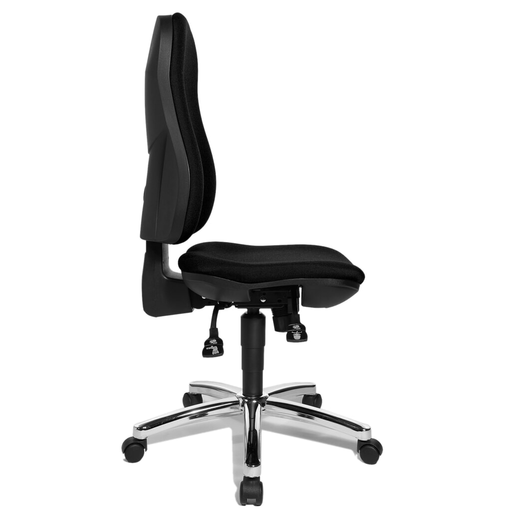 Topstar® Bürodrehstuhl T Support Syncro, Bandscheibensitz, schwarz Produktabbildung Nr. 4: Topstar® Bürodrehstuhl T Support Syncro, Bandscheibensitz, schwarz