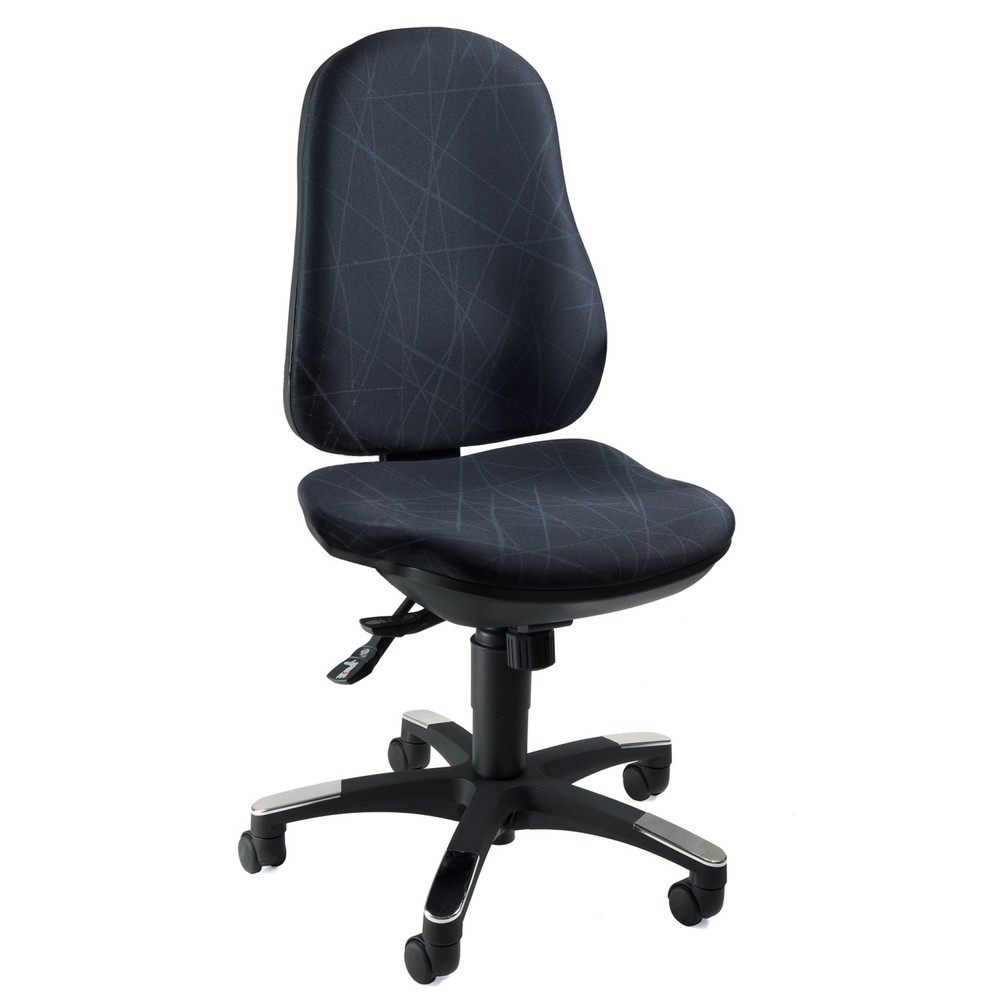Produktabbildung Nr. 3: Topstar® Bürodrehstuhl Trend SY 10, Bandscheibensitz, schwarz-dunkelgrau gemustert