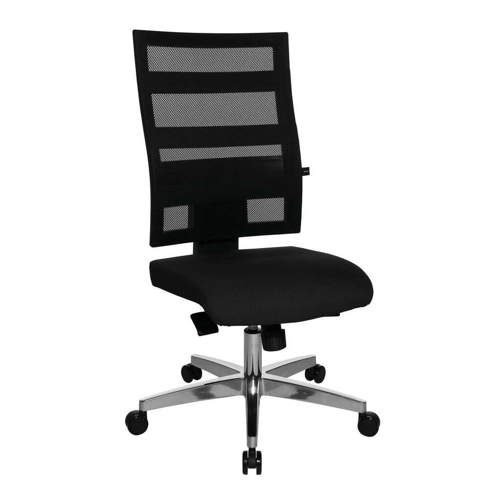 Topstar® Bürodrehstuhl X-Pander, Netzrücken, Fitness-Funktion, schwarz Produktabbildung Nr. 2: Topstar® Bürodrehstuhl X-Pander, Netzrücken, Fitness-Funktion, schwarz