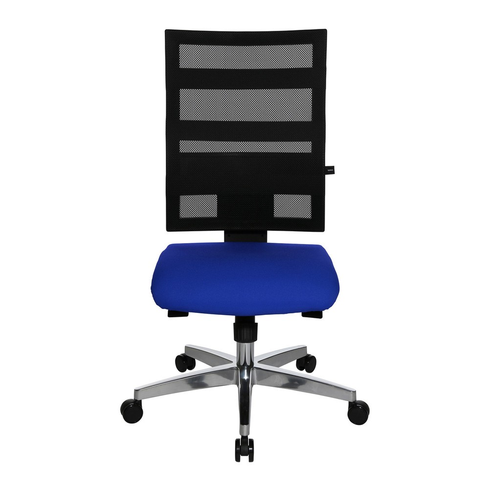 Produktabbildung: Topstar® Bürodrehstuhl X-Pander, Netzrücken, Fitness-Funktion, blau