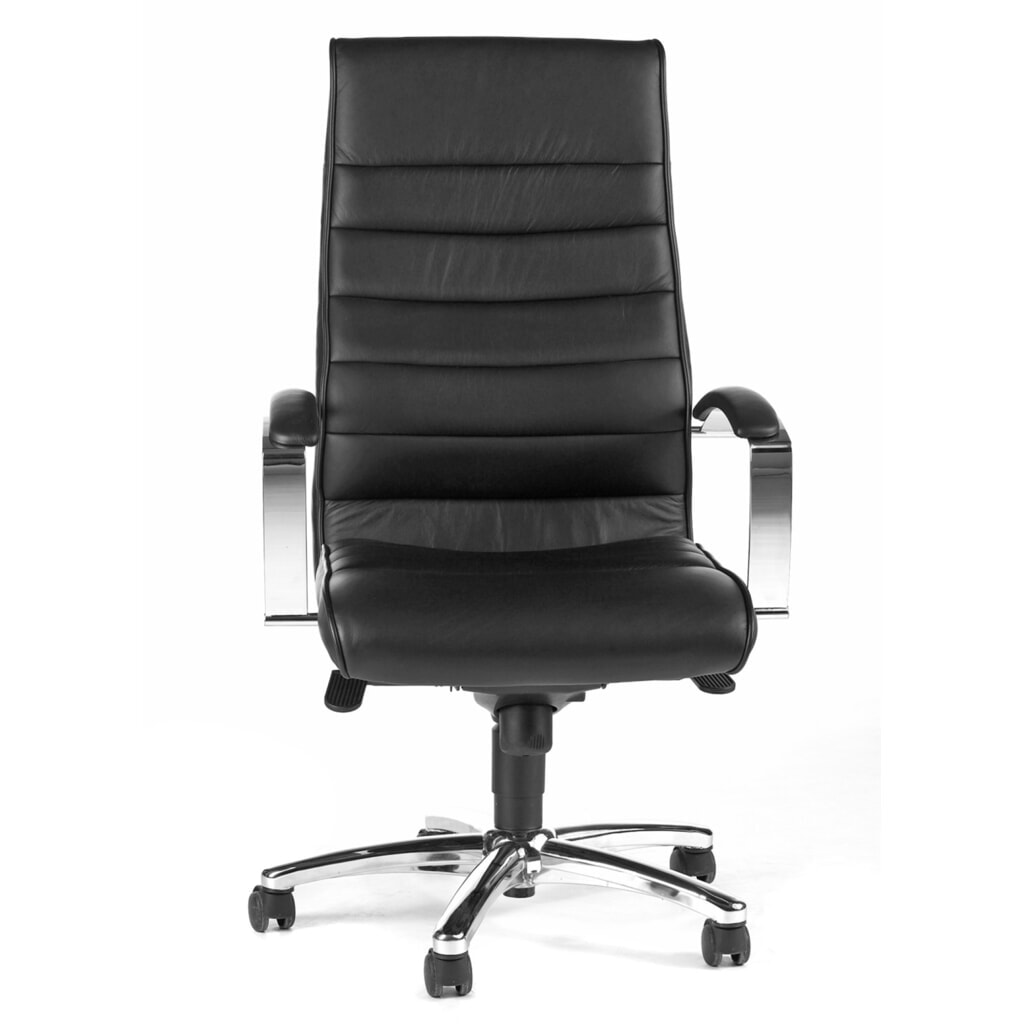 Topstar® Bürodrehstuhll TD LUX 10, Chefsessel-Wippmechanik, inkl. Armlehnen, schwarz Produktabbildung: Topstar® Bürodrehstuhll TD LUX 10, Chefsessel-Wippmechanik, inkl. Armlehnen, schwarz