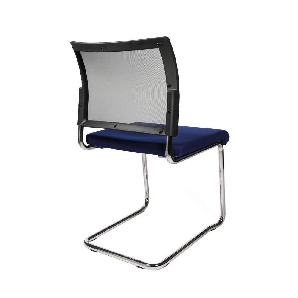 Produktabbildung Nr. 2: Topstar® Freischwinger New Age mit Netz-Rückenlehne, blau