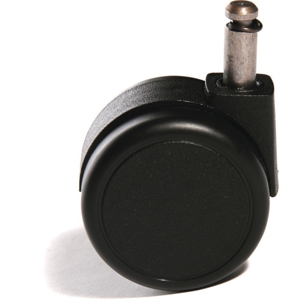 Produktabbildung: Topstar® Rollen, passend für Bürodrehstuhl, für weiche Böden Rollen-Ø 55 mm, 5 St./Btl., Stiftlänge 25 mm Stift-Ø 10 mm