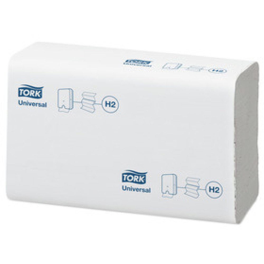 Produktabbildung: TORK® 150299 Xpress Multifold Handtücher Universal, 2-lagig für Spendersystem H2 , 1 VE = 20 Bündel à 237 Tücher (4740 Tücher)