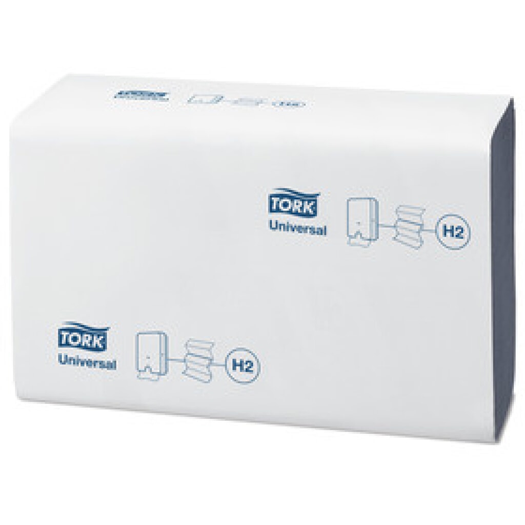 Produktabbildung: TORK® 150388 Xpress Multifold Handtücher Universal, 2-lagig für Spendersystem H2 , 1 VE = 20 Bündel à 237 Tücher (4740 Tücher), Farbe: blau
