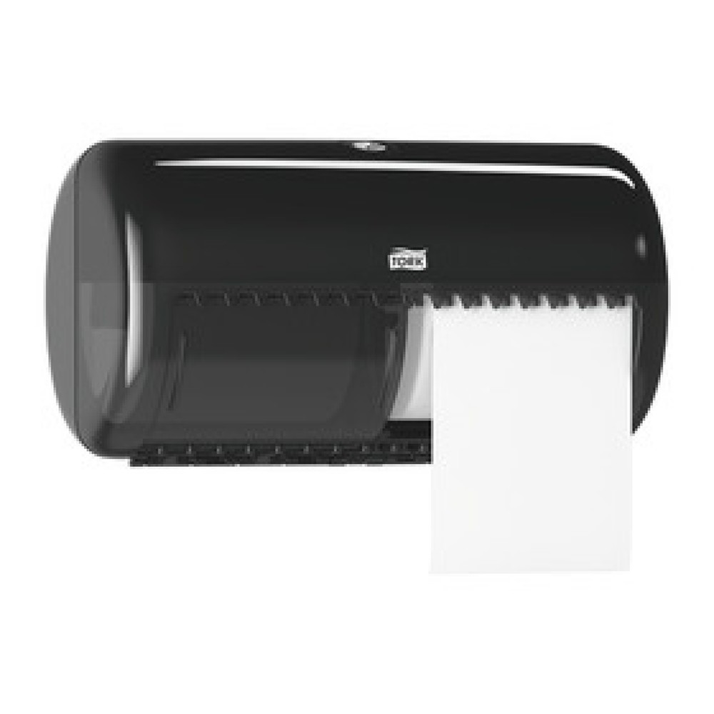 Produktabbildung: TORK® 557008 Spender für Kleinrollen Toilettenpapier Farbe: schwarz