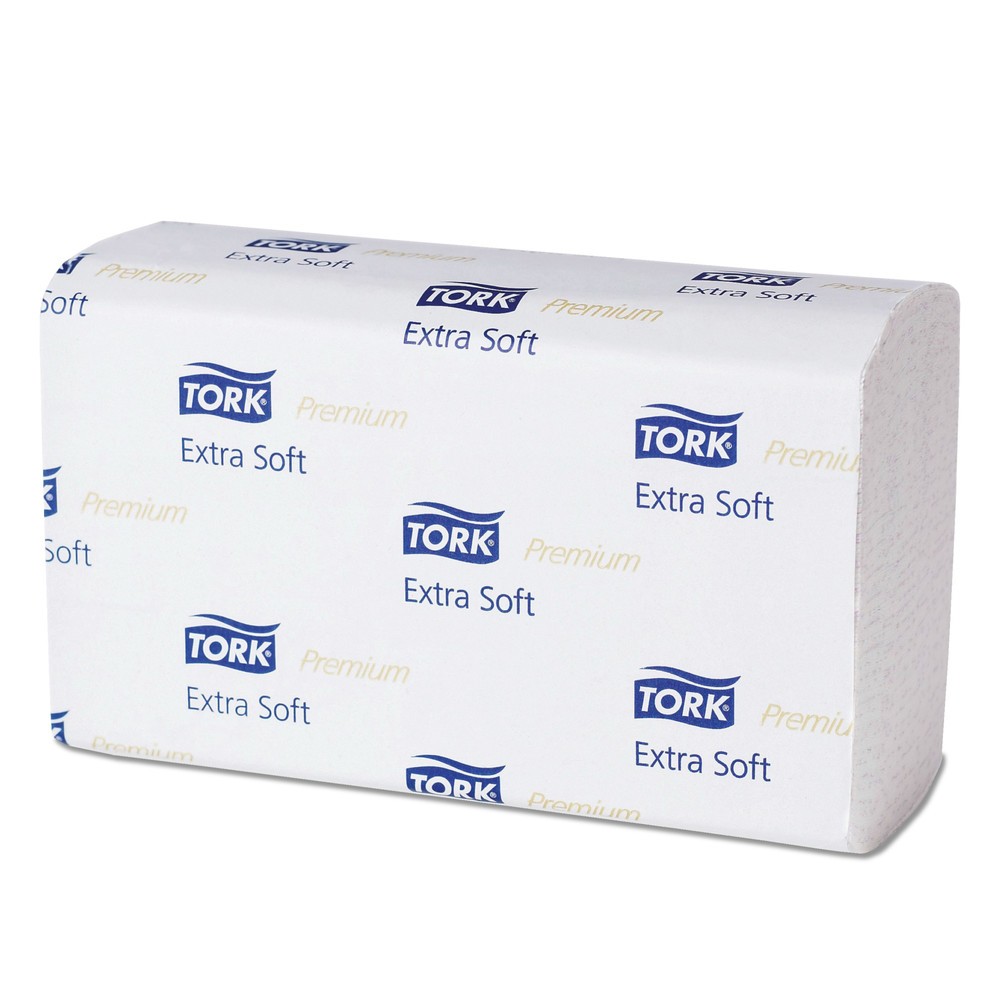 Produktabbildung: TORK® Handtücher Premium, Interfold, 2.100 Tücher, extra weich