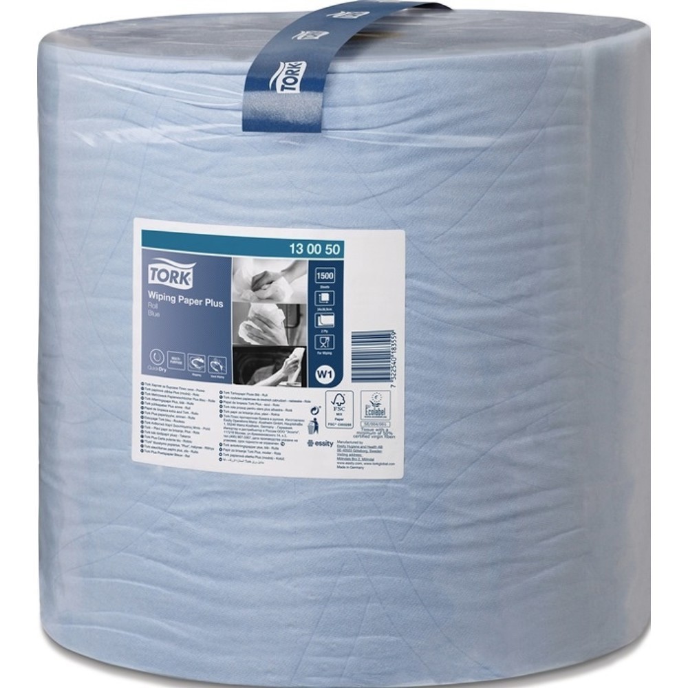 Produktabbildung: TORK® Putztuch TORK® 130050 L340xB369ca.mm blau