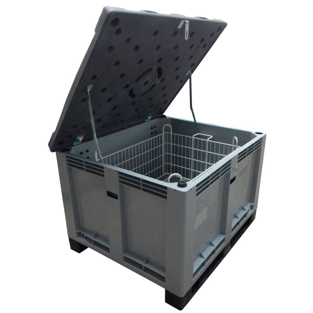 Transportbox M-2 Advanced für Lithium-Ionen-Akkus, 299 Liter Produktabbildung: Transportbox M-2 Advanced für Lithium-Ionen-Akkus, 299 Liter