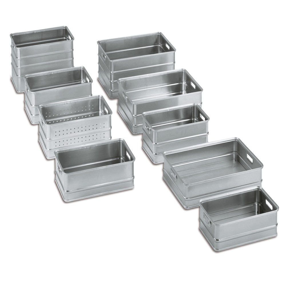 Produktabbildung: Gmöhling Transportkisten aus Aluminium, Inhalt 60 Liter