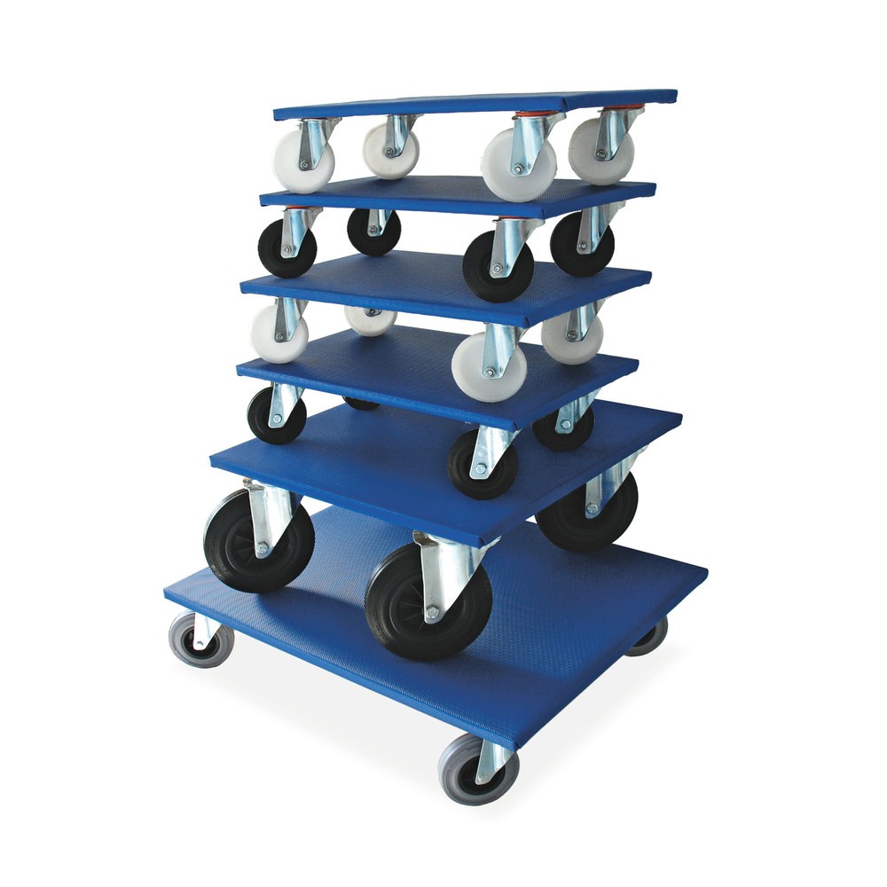 Produktabbildung: Transportroller HEMMDAL, Tragkraft 350 kg, Polypropylen-Bereifung, 2 Stk./VE