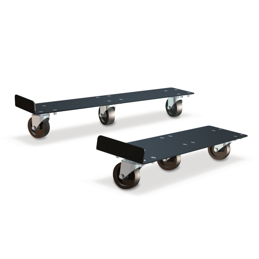 Produktabbildung: Transportroller für asecos® Industrie-Sicherheitsschrank Typ 90, Q-PEGASUS, bis Breite 1.200 mm, 2 Stk/VE