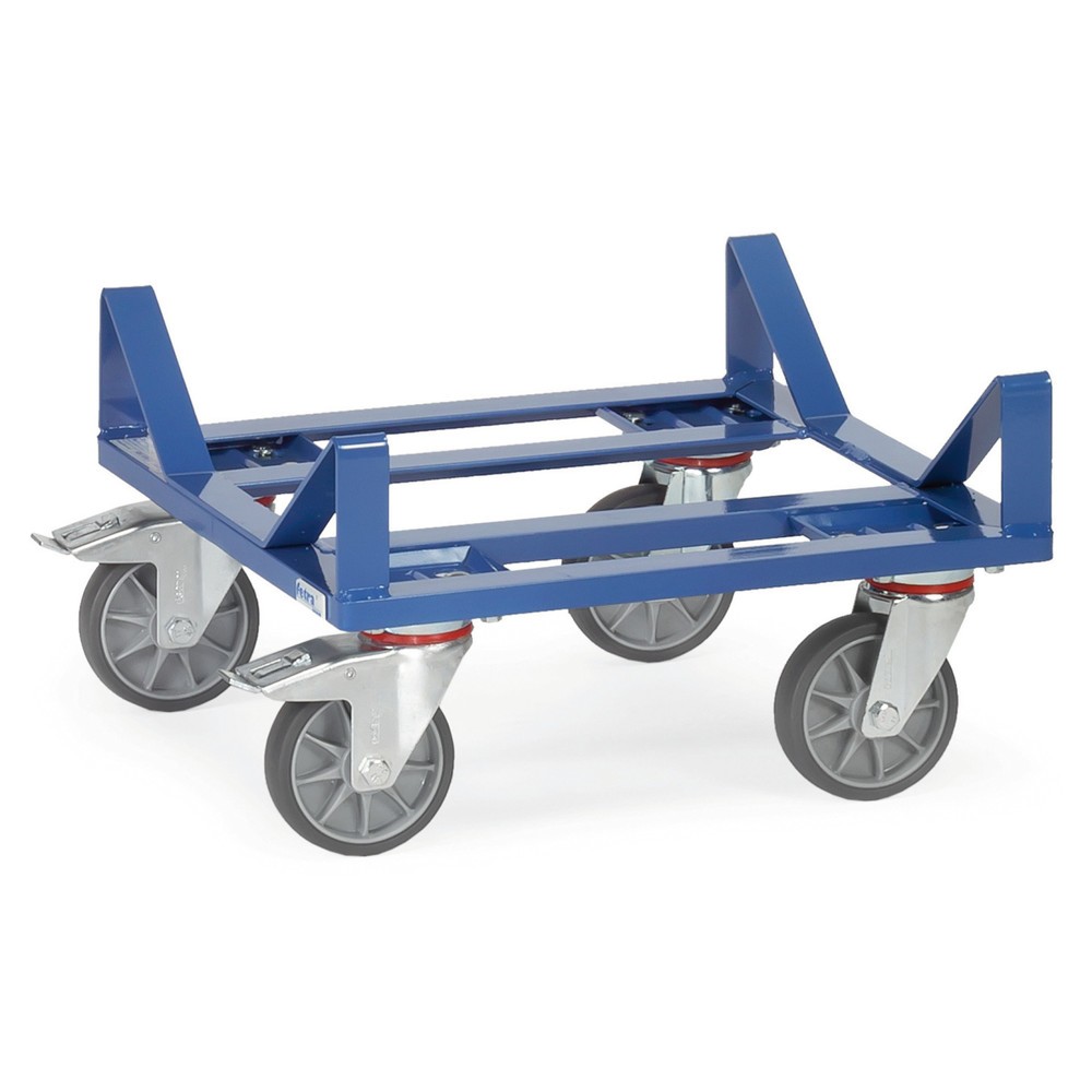 Produktabbildung: fetra® Transportroller für Ballen, Winkelstahl, TK 400 kg, BxT 500 x 500 mm
