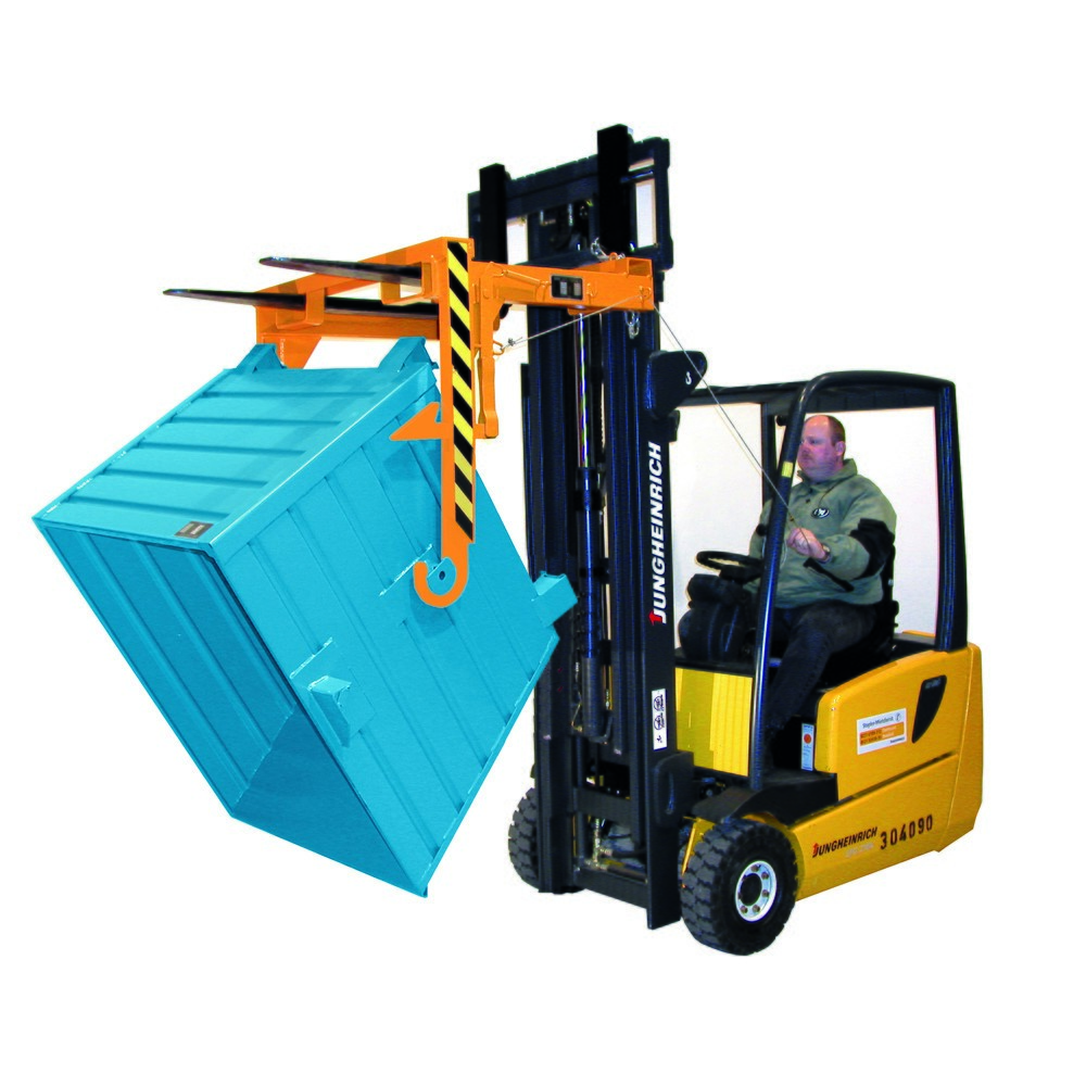 Produktabbildung Nr. 2: Traverse für Bauer® Stapelbarer Kippbehälter, Volumen 0,3 m³, RAL 7005 mausgrau