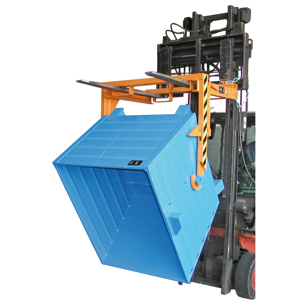 Produktabbildung: Traverse für Bauer® Stapelbarer Kippbehälter, Volumen 0,3 m³, RAL 5012 lichtblau