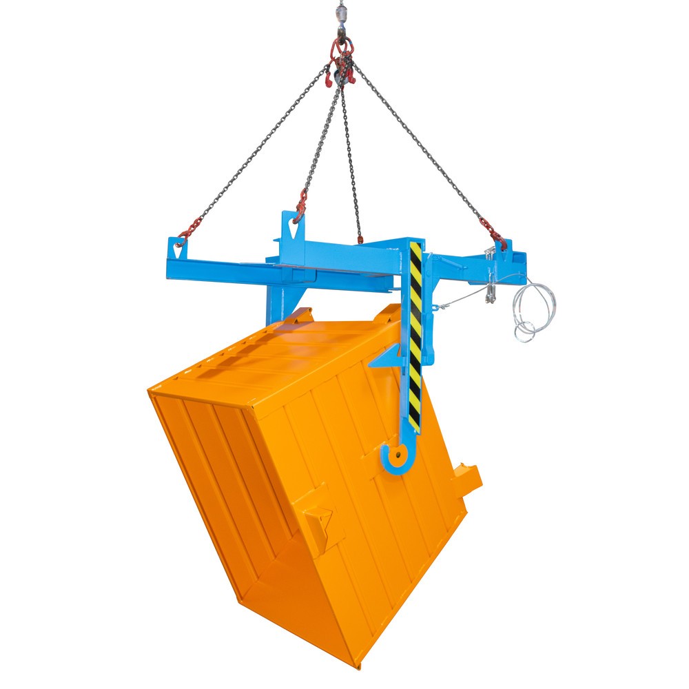 Produktabbildung Nr. 2: Traverse Typ BKT für Bauer® stapelbare Kippbehälter, TK 1.500 kg, Volumen 0,7 m³, RAL 5012 lichtblau