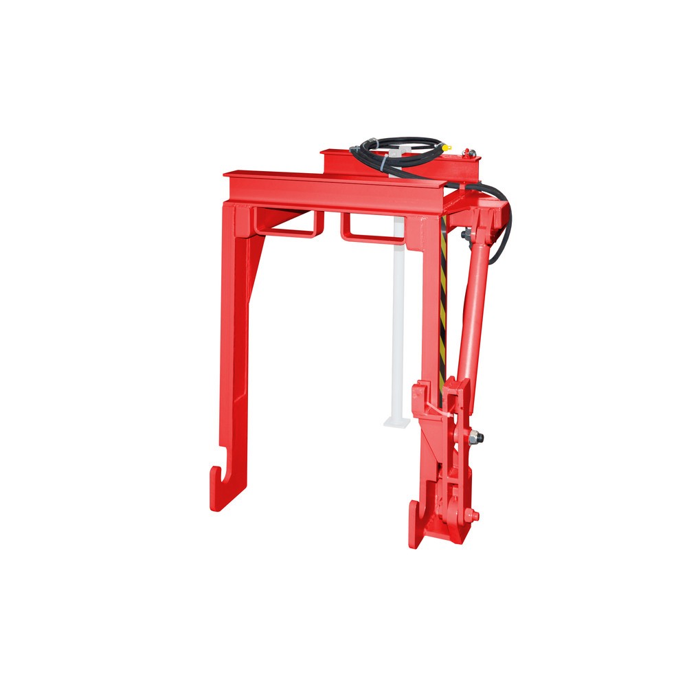 Produktabbildung: Traverse Typ BST-H für Bauer® stapelbare Kippbehälter, TK 500 kg, Volumen 0,3 m³, RAL 3000 feuerrot