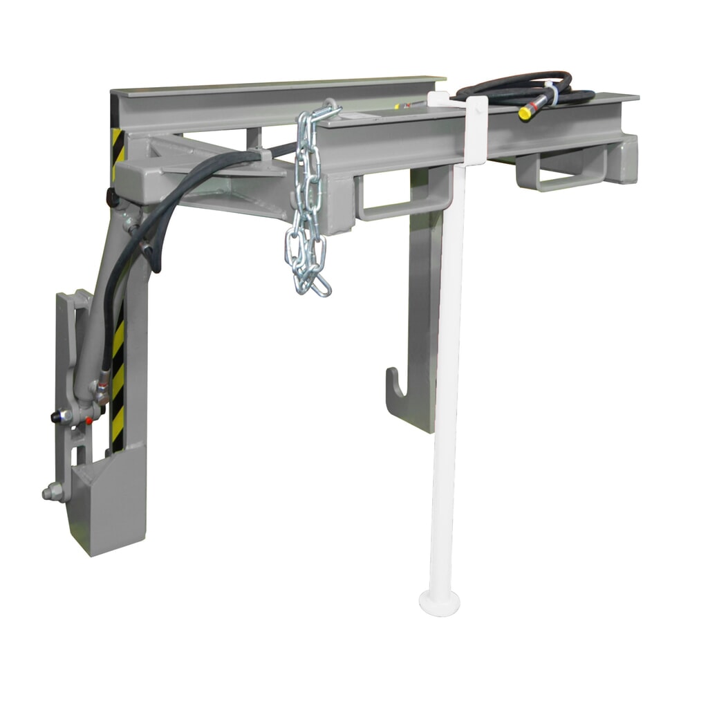 Traverse Typ BST-H für Bauer® stapelbare Kippbehälter, TK 1.500 kg, Volumen 0,7 m³, RAL 7005 mausgrau Produktabbildung: Traverse Typ BST-H für Bauer® stapelbare Kippbehälter, TK 1.500 kg, Volumen 0,7 m³, RAL 7005 mausgrau