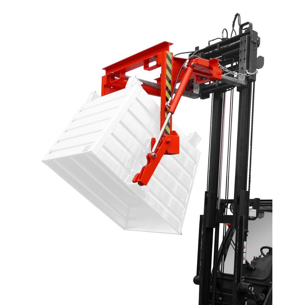 Produktabbildung Nr. 3: Traverse Typ BST-H für Bauer® stapelbare Kippbehälter, TK 2.000 kg, Volumen 0,9 m³, RAL 3000 feuerrot