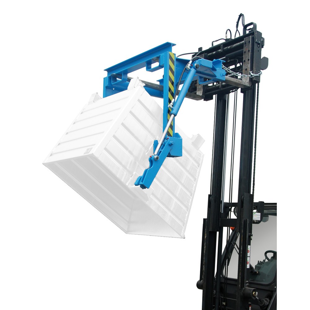 Produktabbildung Nr. 3: Traverse Typ BST-H für Bauer® stapelbare Kippbehälter, TK 2.000 kg, Volumen 0,9 m³, RAL 5012 lichtblau