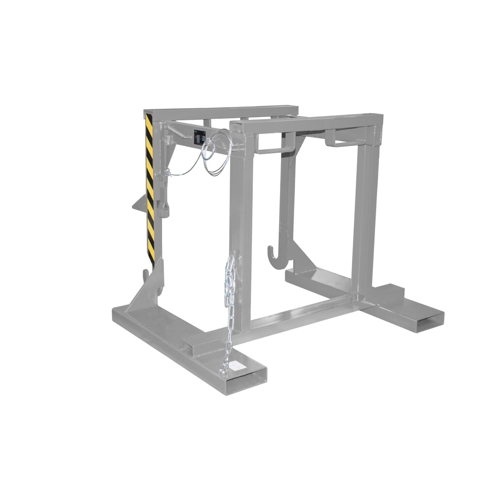 Produktabbildung: Traverse Typ BST-U für Bauer® stapelbare Kippbehälter, TK 1.500 kg, Volumen 0,7 m³, RAL 7005 mausgrau