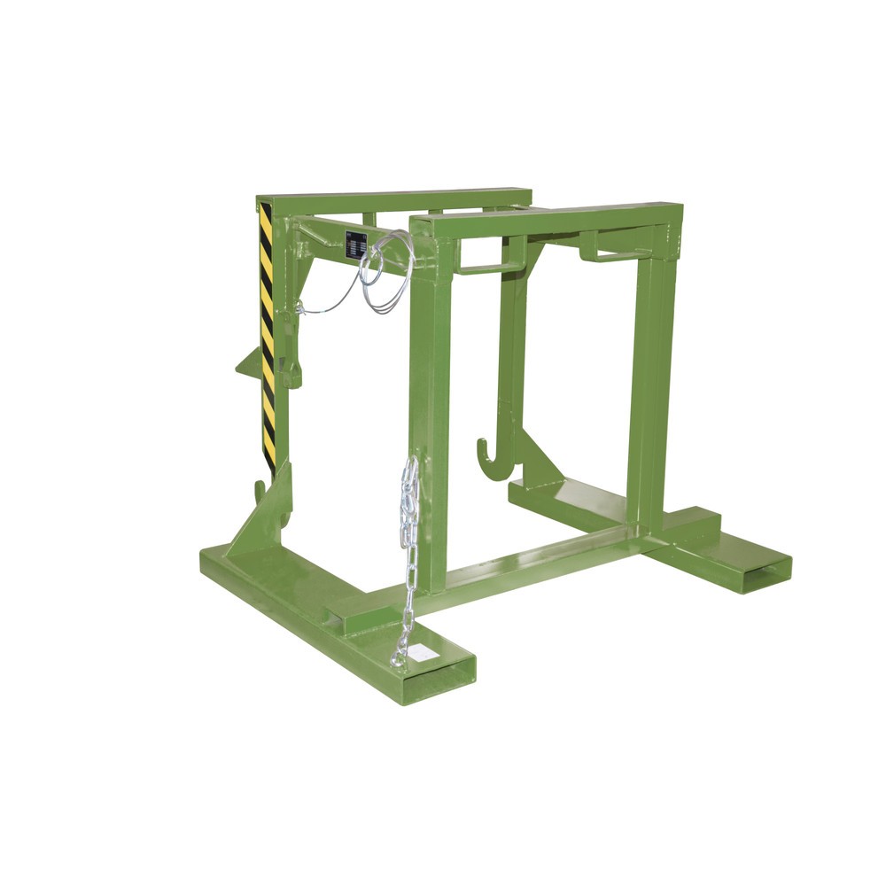 Produktabbildung: Traverse Typ BST-U für Bauer® stapelbare Kippbehälter, TK 1.500 kg, Volumen 0,7 m³, RAL 6011 resedagrün