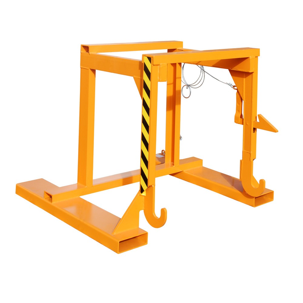 Produktabbildung: Traverse Typ BST-U für Bauer® stapelbare Kippbehälter, TK 1.000 kg, Volumen 0,55 m³, RAL 2000 gelborange