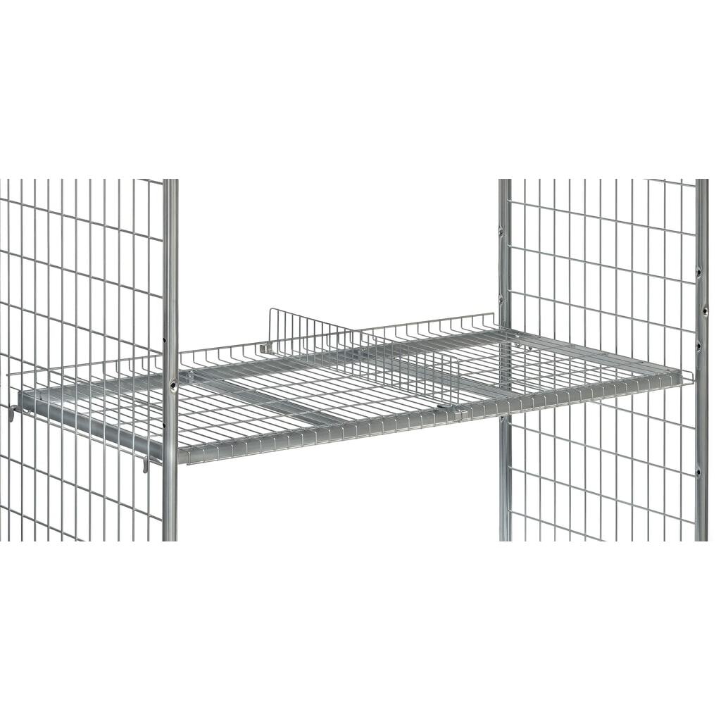 Trenngitter für Drahtgitterboden für fetra® Kommissionierwagen, Breite 510 mm Produktabbildung: Trenngitter für Drahtgitterboden für fetra® Kommissionierwagen, Breite 510 mm