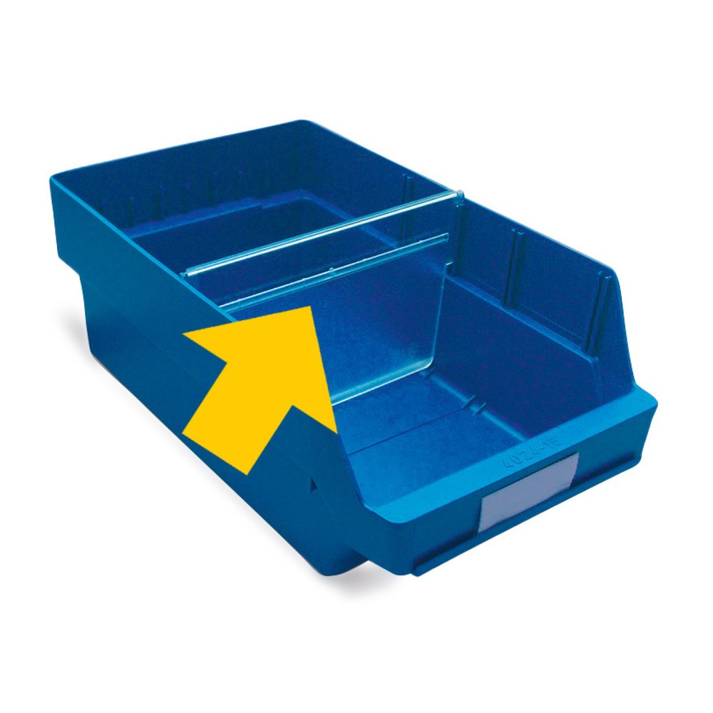 Produktabbildung: STEMO Trennwände für Sichtlagerkästen XXL, BxH 180 x 110 mm