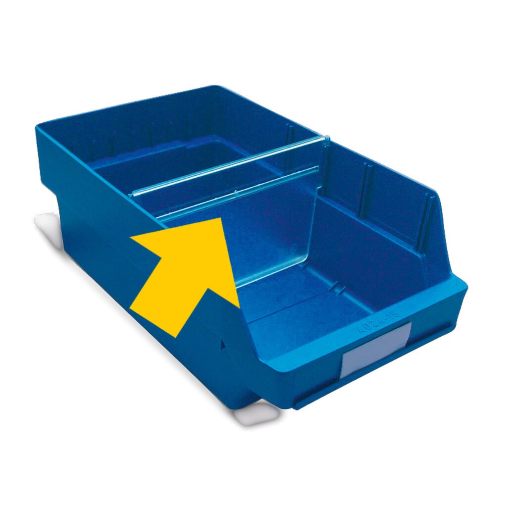 Trennwände für Sichtlagerkästen XXL, BxH 240 x 150 mm Produktabbildung: Trennwände für Sichtlagerkästen XXL, BxH 240 x 150 mm