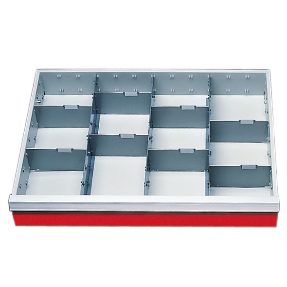 Produktabbildung: Trennwand-Einsatz Bedrunka+Hirth, Breite 680 mm, für Frontenhöhe 100 mm