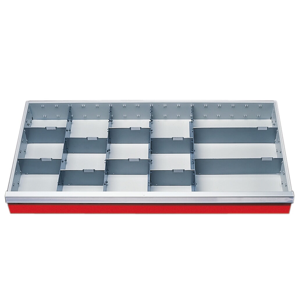 Trennwand-Einsatz Bedrunka+Hirth, Breite 980 mm, für Frontenhöhe 100 mm Produktabbildung: Trennwand-Einsatz Bedrunka+Hirth, Breite 980 mm, für Frontenhöhe 100 mm