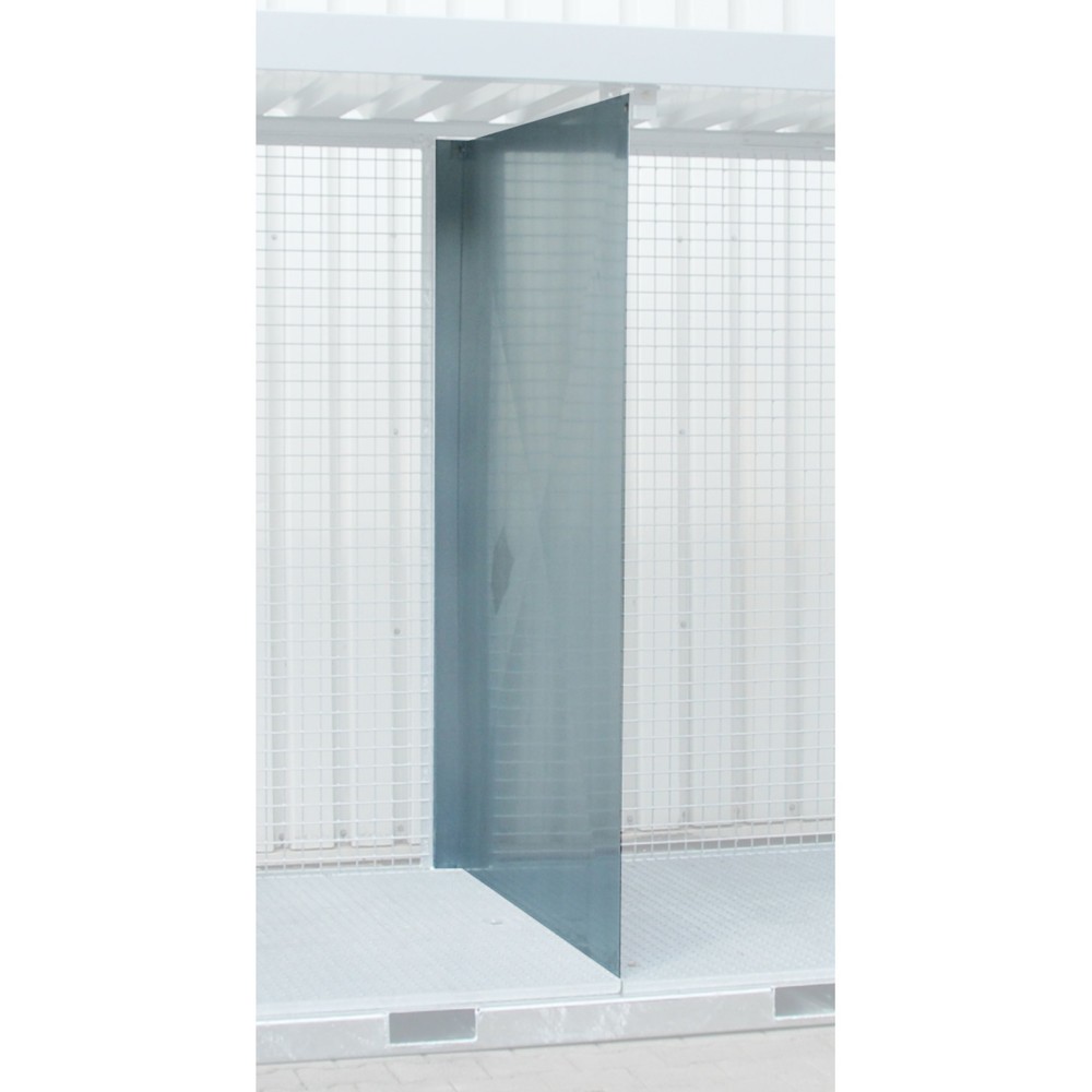 Produktabbildung: Trennwand für Bauer® Gasflaschen-Container GFC-E, max. 32 Gasflaschen