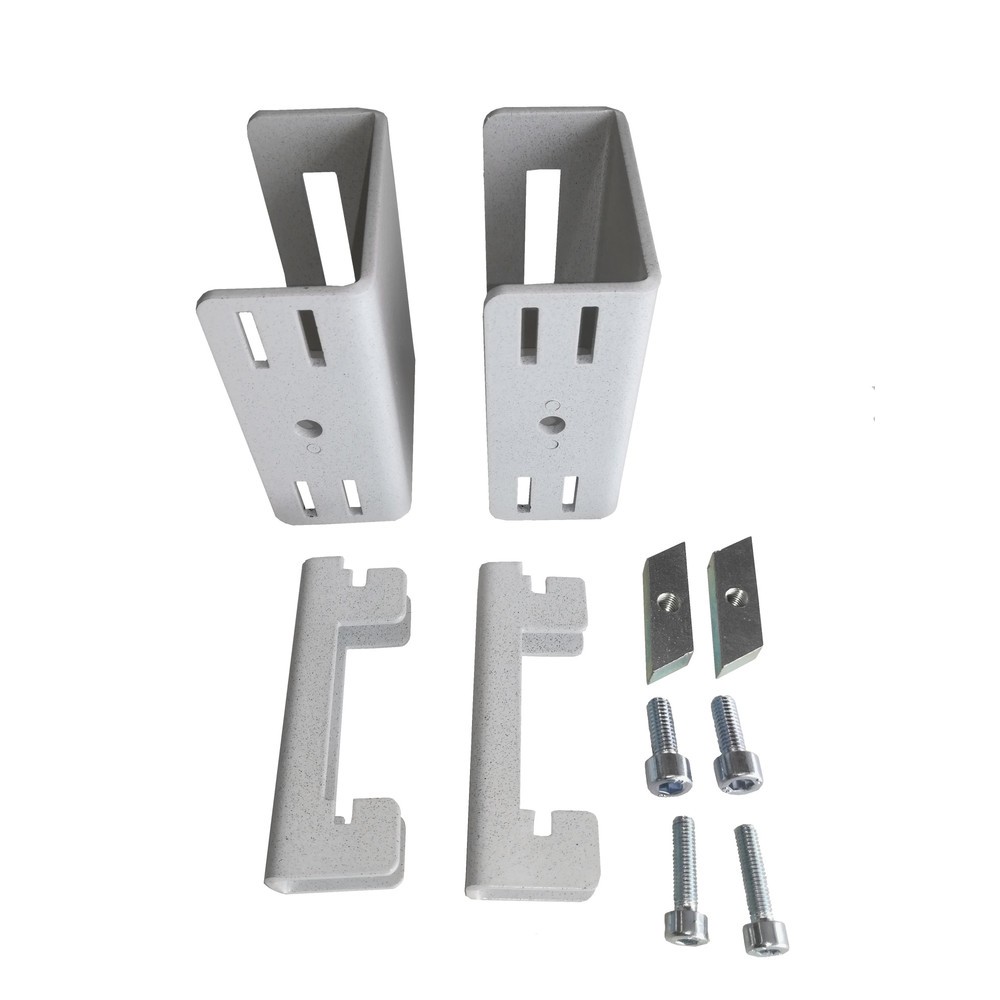 Produktabbildung: TRESTON Adapter-Set für Schwenkarme an Rasterrohren und C-Aufbauprofilen