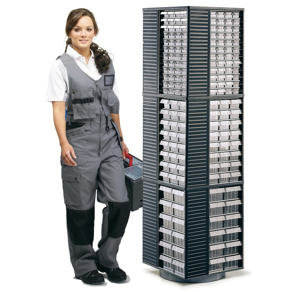Produktabbildung Nr. 2: TRESTON Drehständer für 12 Kleinteilemagazine, HxBxT 1.730 x 500 x 500 mm