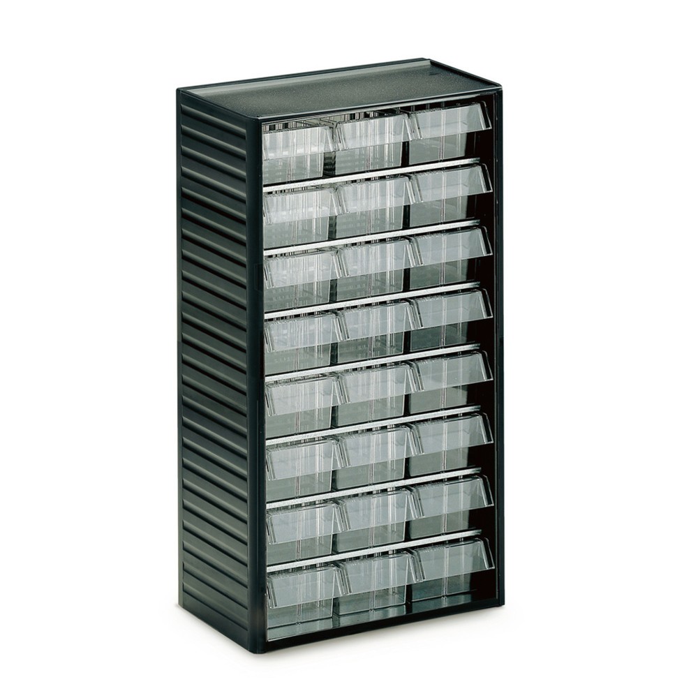 Produktabbildung: TRESTON Kleinteilemagazin Premium, Höhe 550 mm, 24 Schubladen Breite 92 mm