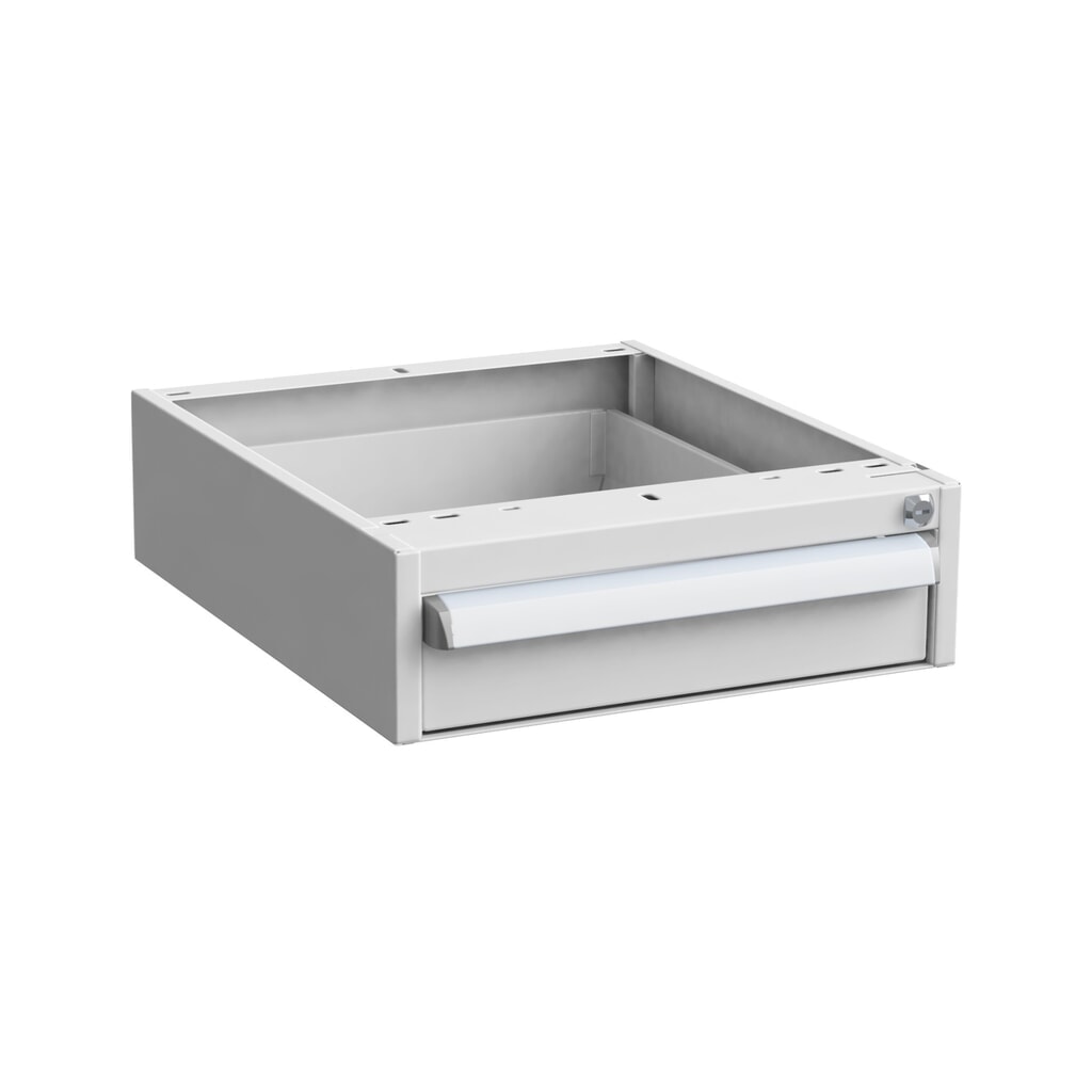 TRESTON Schubladenblock 45/14-1 Standard, ESD, HxBxT 140 x 450 x 520 mm, Schublade: 1x 100 mm Produktabbildung: TRESTON Schubladenblock 45/14-1 Standard, ESD, HxBxT 140 x 450 x 520 mm, Schublade: 1x 100 mm