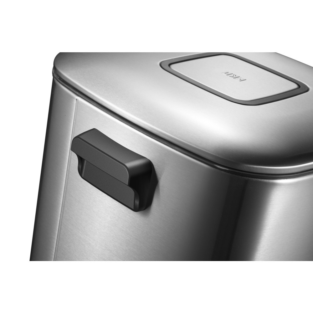 Produktabbildung Nr. 2: Tret-Abfalleimer Regent, 20 l, Edelstahl matt