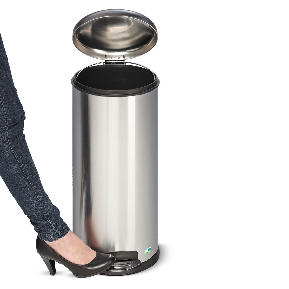 Produktabbildung Nr. 2: VAR® Tret-Abfallsammler aus Edelstahl, 3 Liter, matt