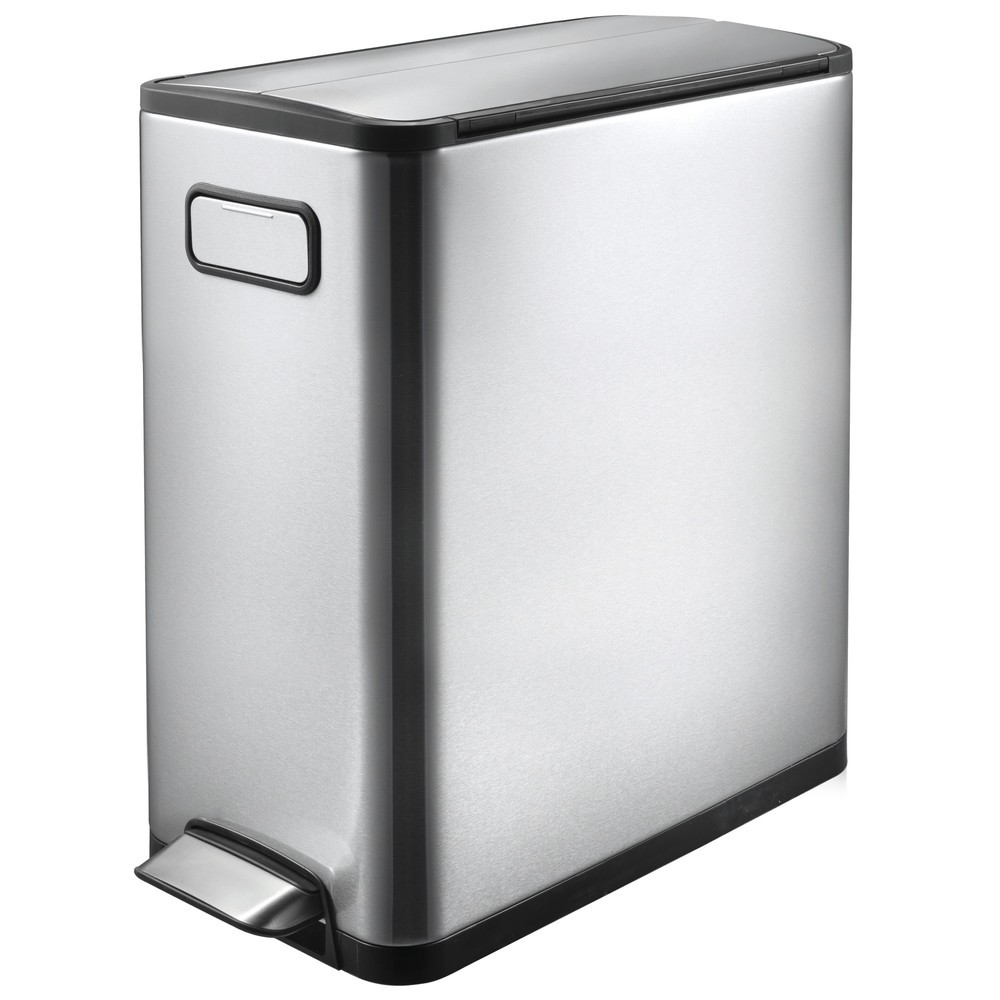 Produktabbildung: Tret-Abfalleimer, 20 l, Edelstahl matt
