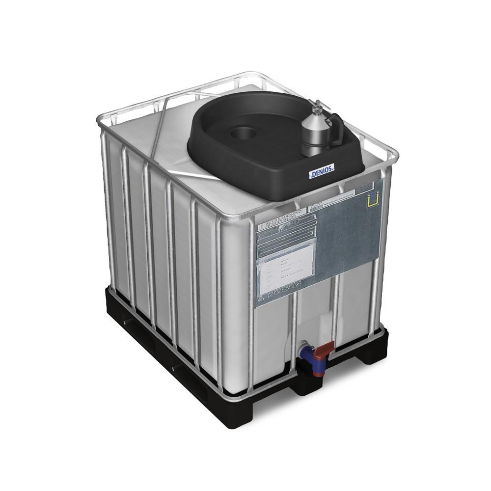 Produktabbildung: Trichter für IBC, HxBxT 200 x 690 x 820 mm, Volumen 30 l