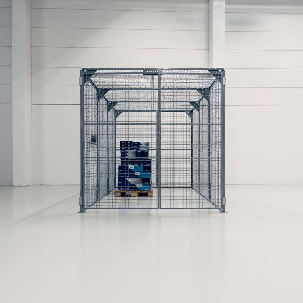 Produktabbildung Nr. 3: TROAX® Lagerbox , lackiert, HxBxL 2.200 x 2.200 x 2.400 mm
