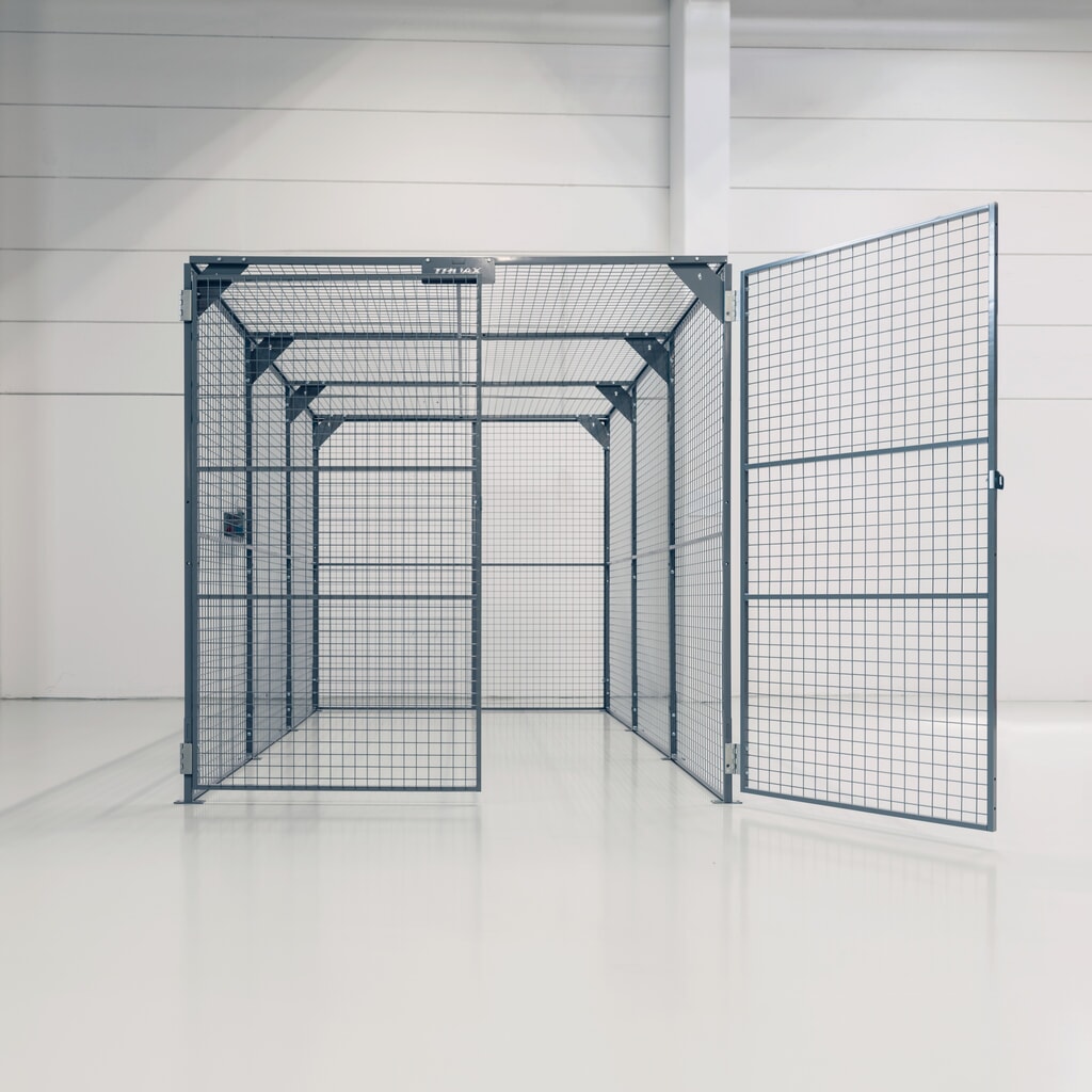 Produktabbildung: TROAX® Lagerbox , lackiert, HxBxL 2.200 x 2.200 x 1.200 mm