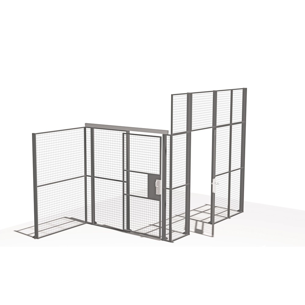 Produktabbildung: TROAX® Wandelement Standard, für Lagertrennwand, HxB 2.200 x 300 mm
