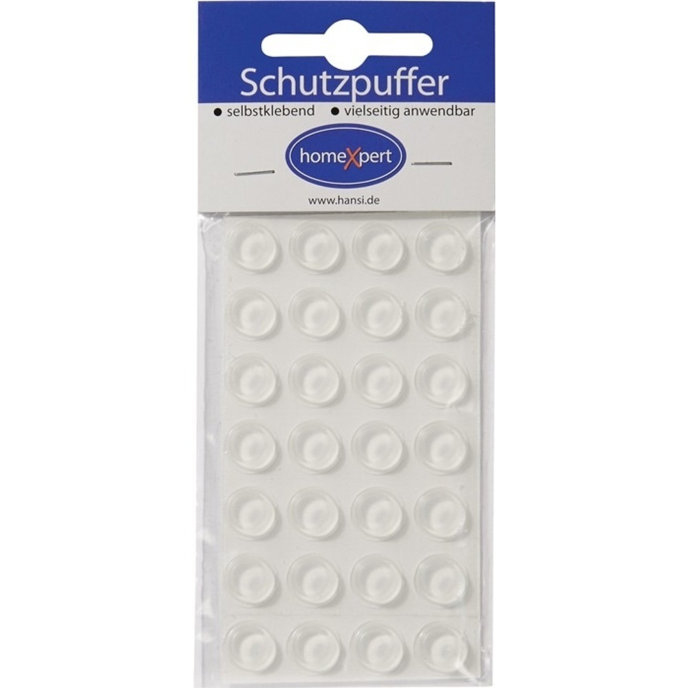 Produktabbildung: Türanschlagdämpfer, Kunststoff klar, 12 mm, selbstklebend