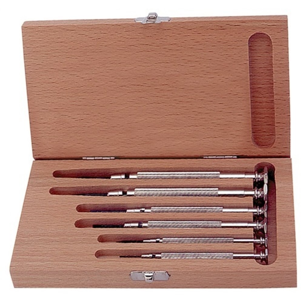 Produktabbildung: Feinmechanikerschraubendrehersatz 250 6tlg.Schlitz TURNUS