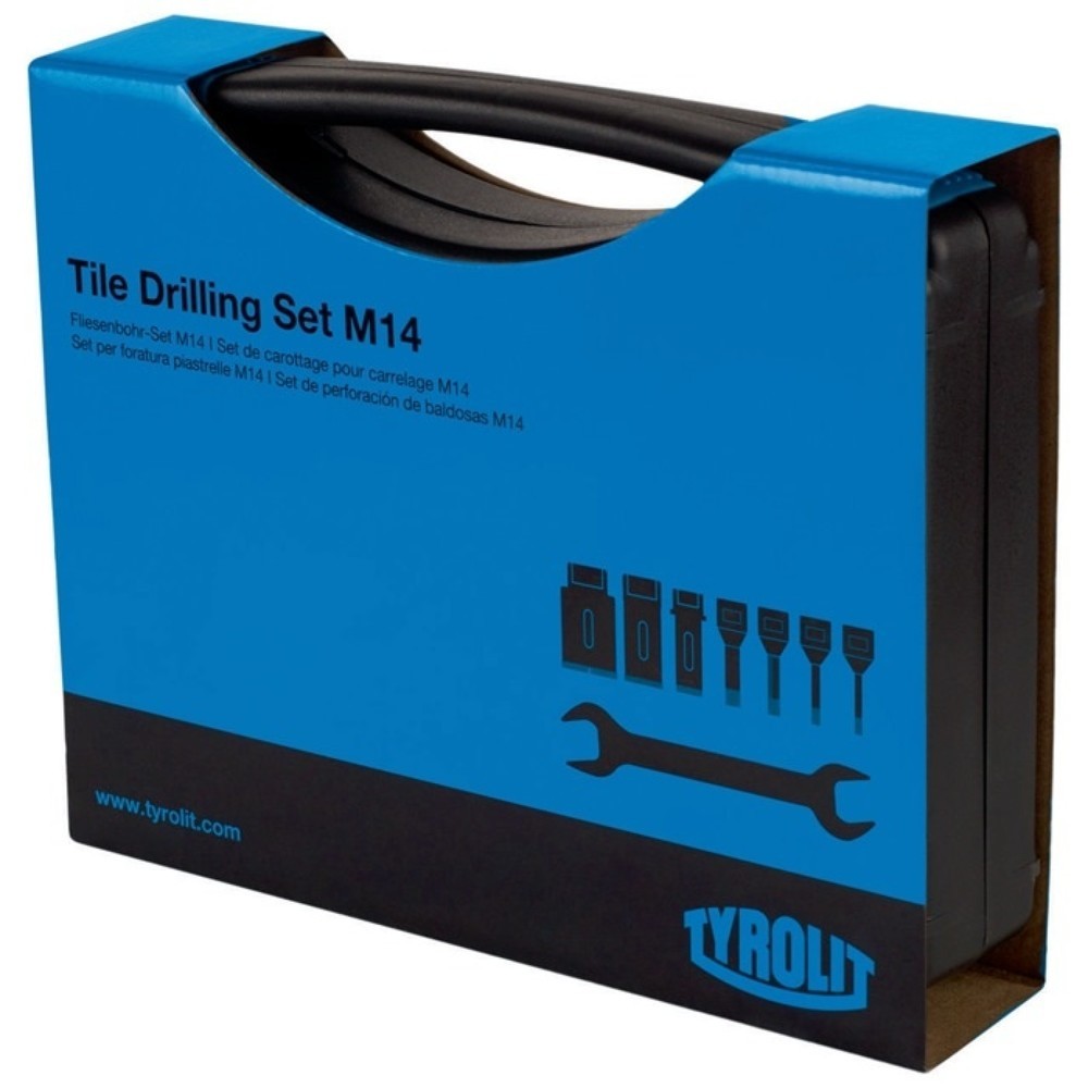 Produktabbildung Nr. 2: TYROLIT Fliesenbohrset DDT, 8-teilig Durchmesser 6, 8, 10, 12, 20, 25, 35 mm, Schaft M14